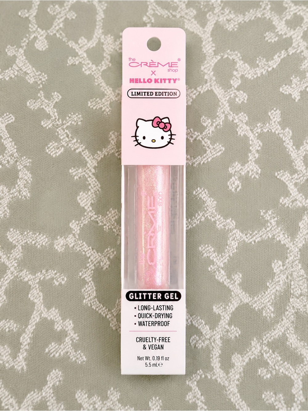 The Crème Shop x Hello Kitty Limited Edition Pink Glitter Gel New
